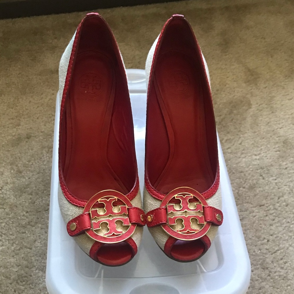 Tory Burch espadrille wedge heels